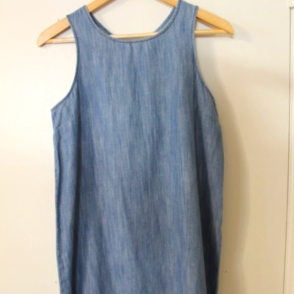 Universal Thread Chambray Bow Back Dress